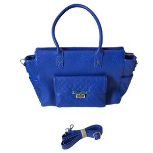 Damsel In Defense Conceal Kari Daphne Conceal Collection Blue Crossbody Bag